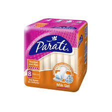 PARATI  TOALLA DIA NORMAL CON ALAS X 8 UNID