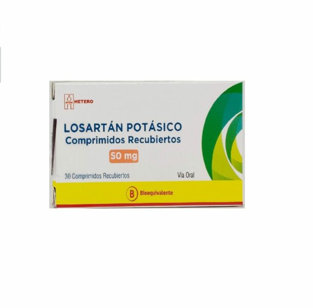 LOSARTAN 50 MG HETERO X 30 COMP (GENER)