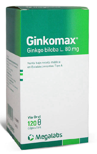 GINKOMAX 80 MG X 60 CAPS (GINKGO BILOBA)