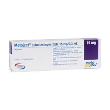METOJECT 15 MG/ 0,3 ML X 1 JERINGA PRELLENADA SOLUCION INYECTABLE KAMPAR CHILE(METOTREXATO)