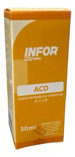 INFOR PRO BABY VIT ACD SOLUCION X 30 ML PRATER*DESCUENTO PRONTO VENCE*