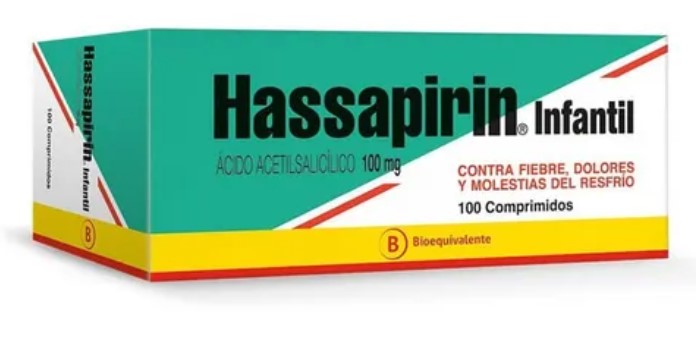 HASSAPIRIN INFANTIL 100 MG X 100 COMP (AC. ACETILSALICILICO)