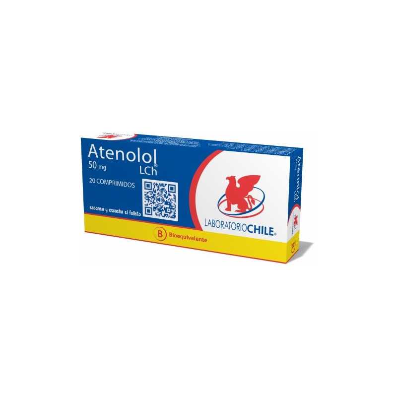 ATENOLOL  50 MG LCH X 20 COMP (GENER)(PTM)