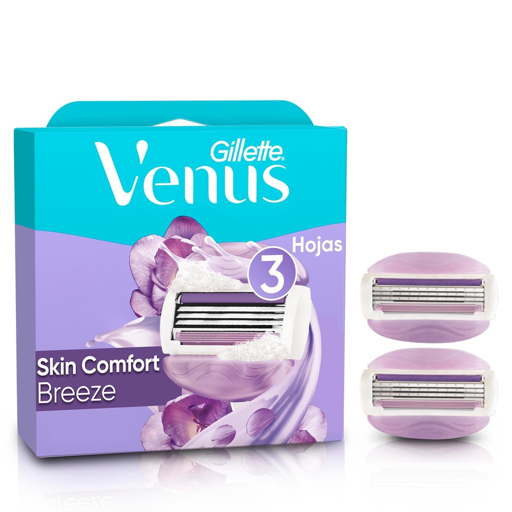 GILLETTE VENUS BREEZE REPUESTO X 2 UNID