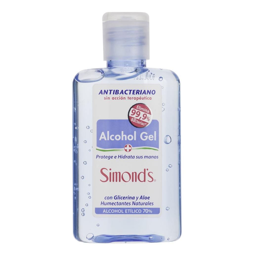 ALCOHOL GEL 70% X 75 ML SIMONDS