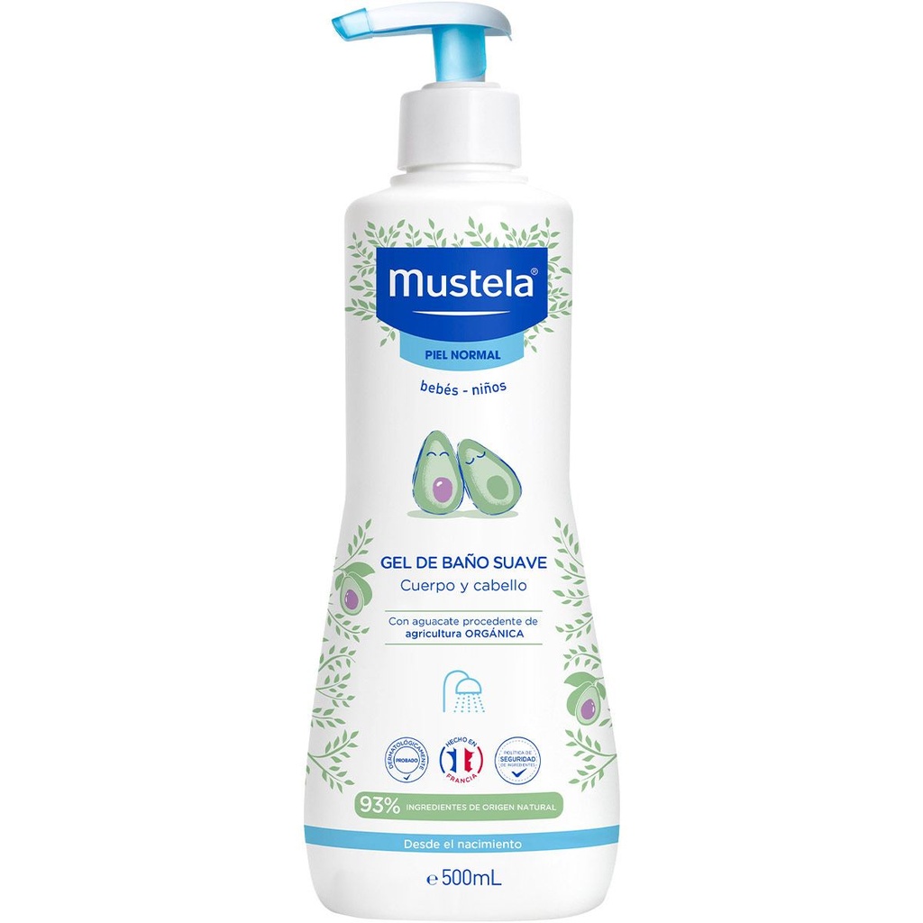 MUSTELA GEL DE BAÑO PARA NIÑOS PIEL NORMAL 500 ML