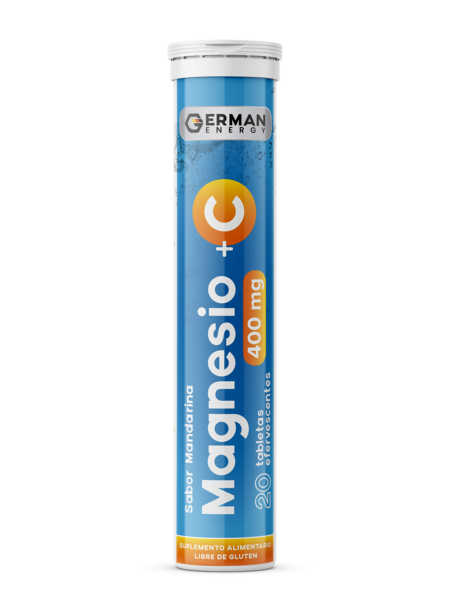 MAGNESIO + VITAMINA C X 20 COMP EFERVESCENTES GERMAN ENERGY