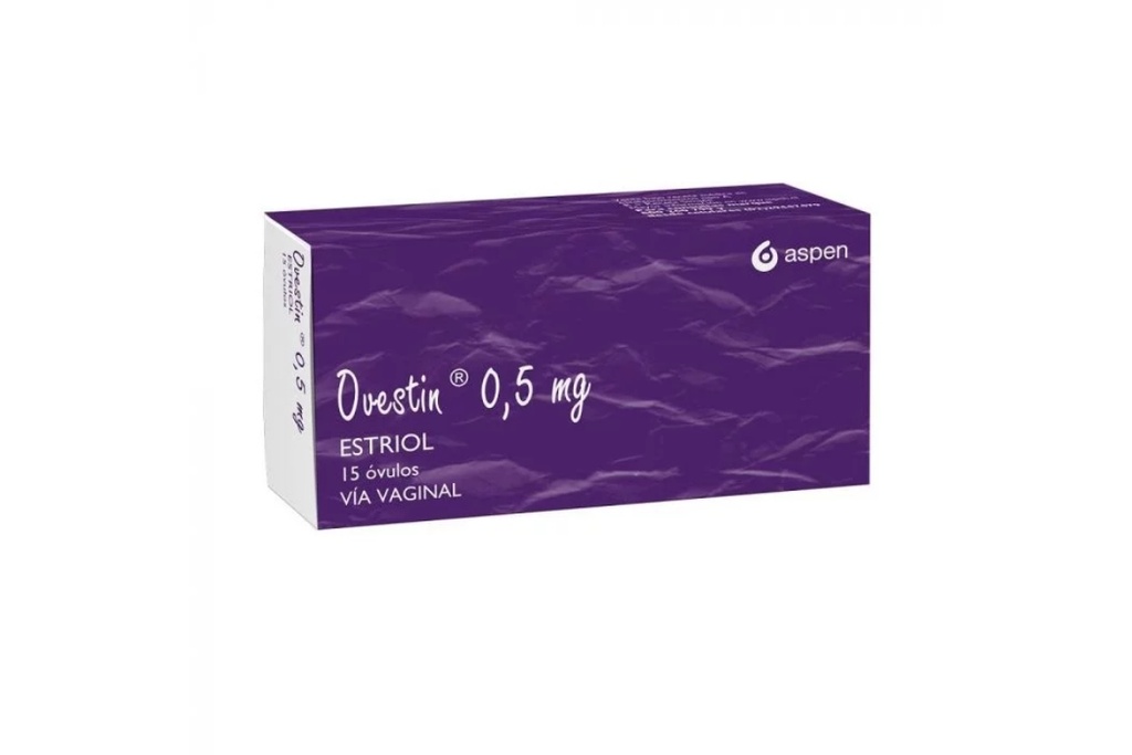 OVESTIN 0,5 MG X 15 OVULOS (ESTRIOL)