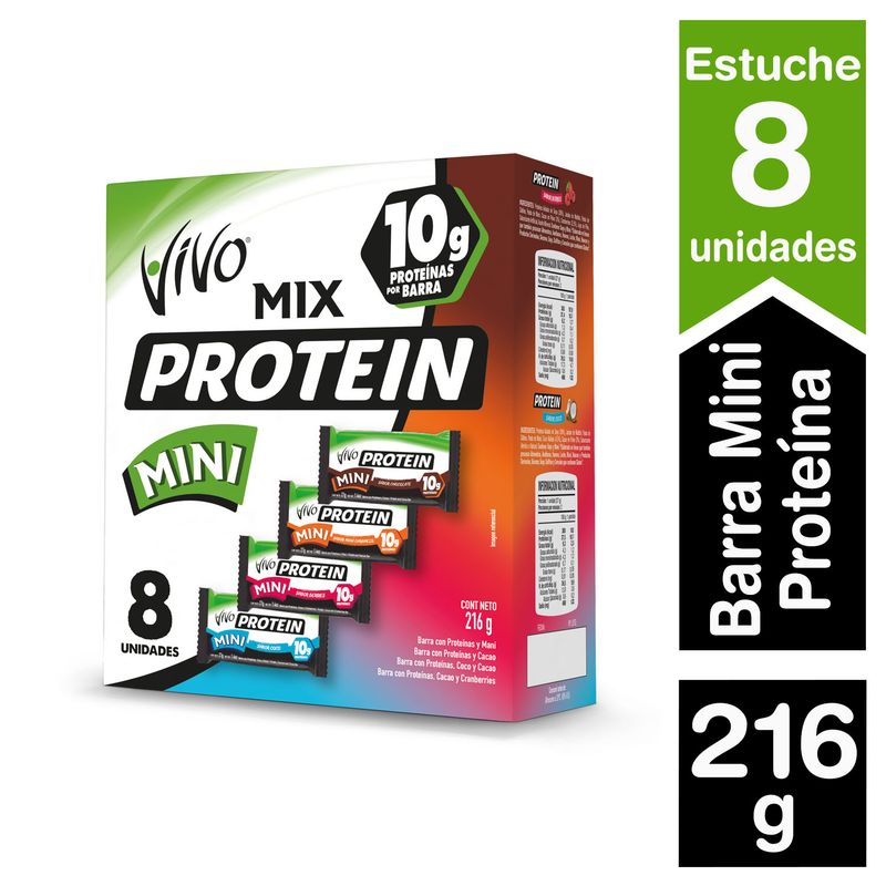 BARRA DE PROTEINA VIVO VARIEDADES 15 GR X 1 UNID