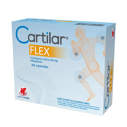 CARTILAR FLEX X 30 CAP (COLAGENO NATIVO+MAGNESIO)