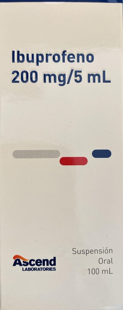 IBUPROFENO JARABE 200 MG/5 ML X 100 ML (GENER)