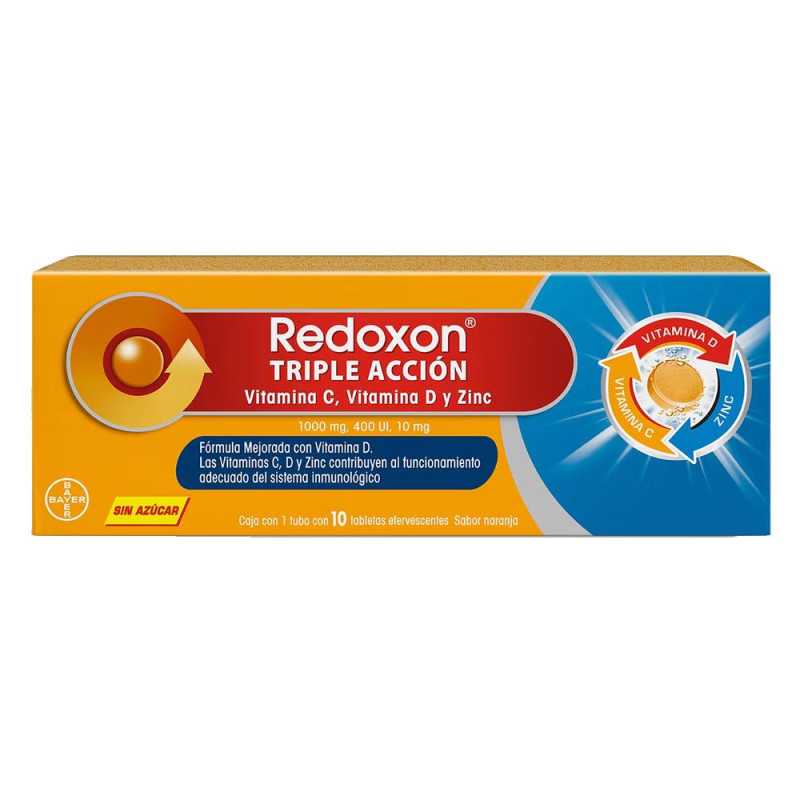 REDOXON TRIPLE ACCIÓN EFERV X 10 TAB (VITAMINA C-D-ZINC)