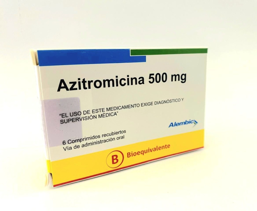 AZITROMICINA 500 MG X 6 COMP (GENER) (PTM)