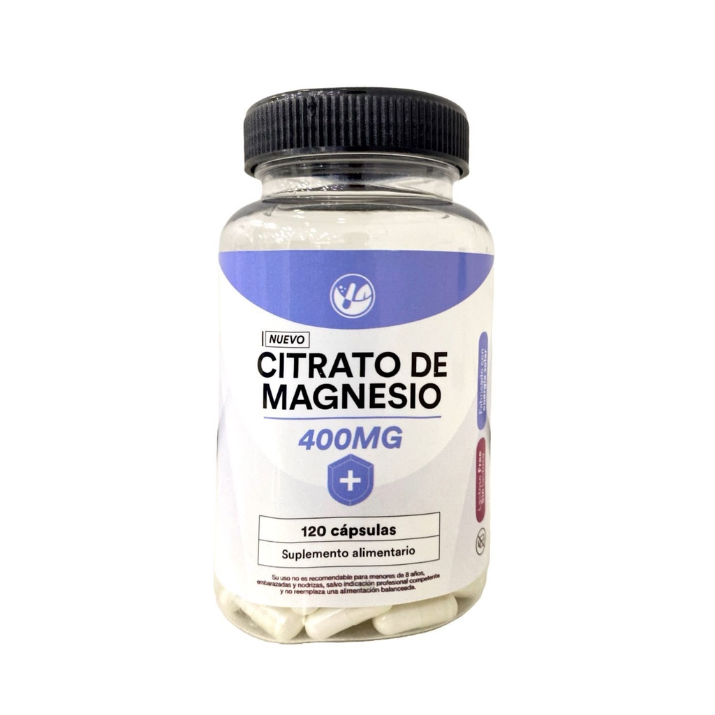 CITRATO DE MAGNESIO 400 MG X 120 CAPSULAS MBH SPA (NAT)