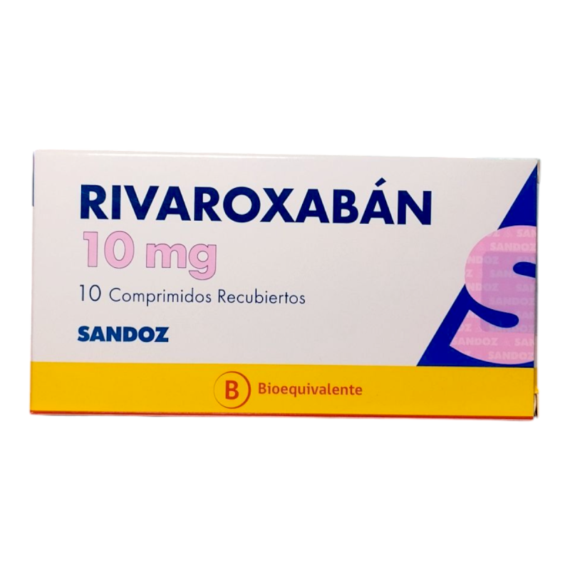 RIVAROXABAN 10 MG X 10 COMP SANDOZ***