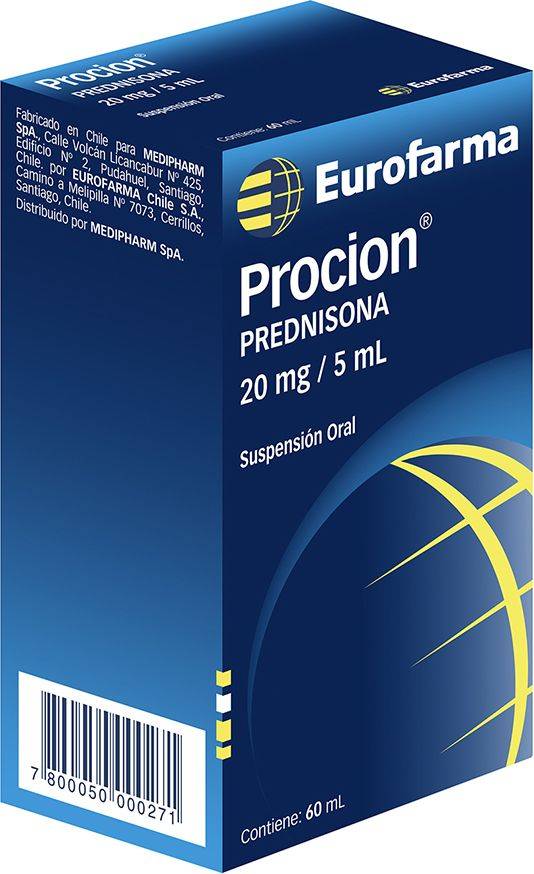 PROCION 20 MG/5ML X 60 ML (PREDNISONA)(PTM)