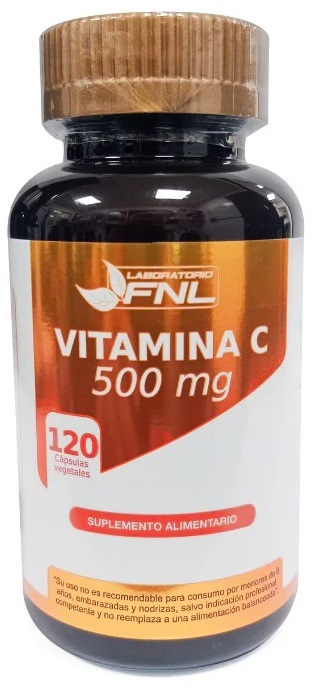 VITAMINA C 500 MG X 120 CÁPSULAS FNL (NAT)