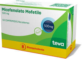 MICOFENOLATO MOFETILO 500 MG X 50 COM TEVA