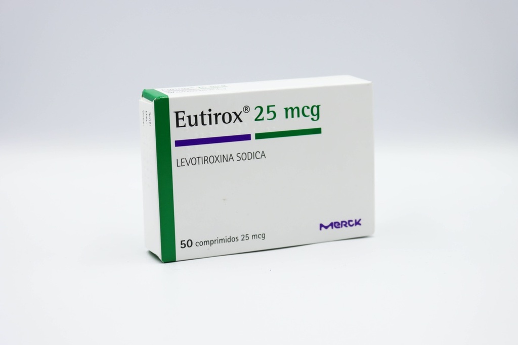 EUTIROX  25 MCG X 50 COMP (LEVOTIROXINA)