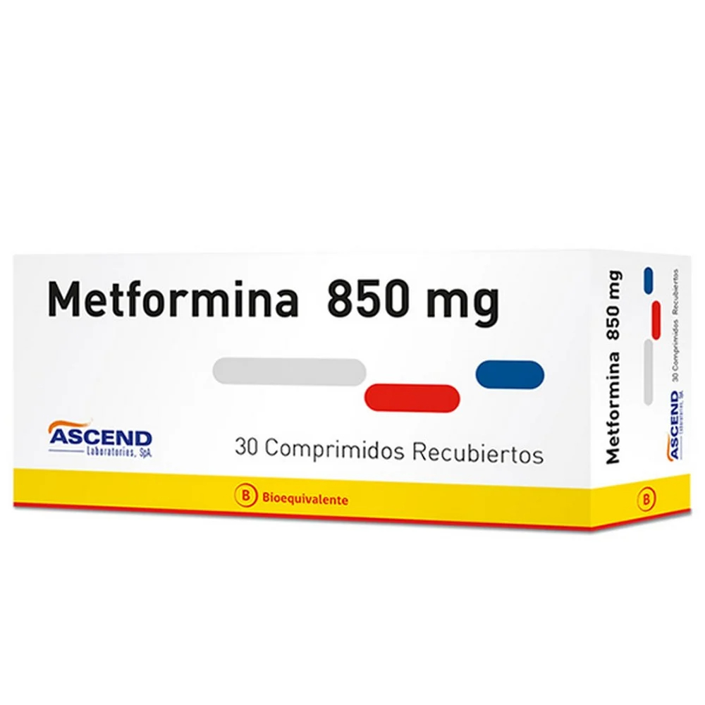 METFORMINA 850 MG ASCEND X 30 COMP (GENER) (PTM)