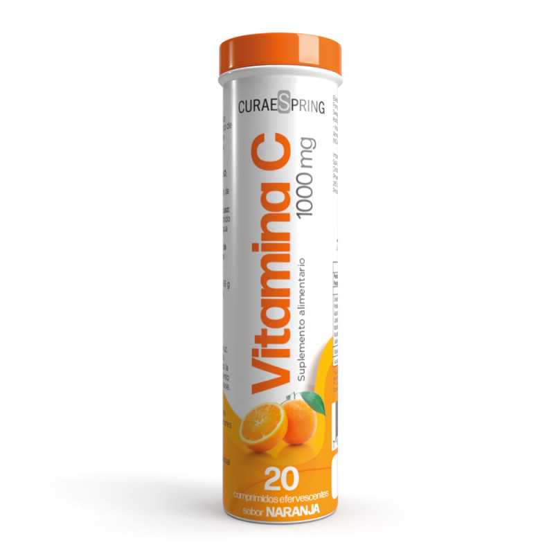 VITAMINA C 1000 MG X 20 COMP EFEV SABOR NARANJA CURAESPRING