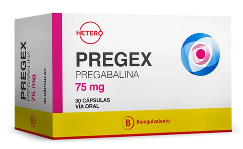 PREGEX 75 MG (PREGABALINA) HETERO X 30 CAP