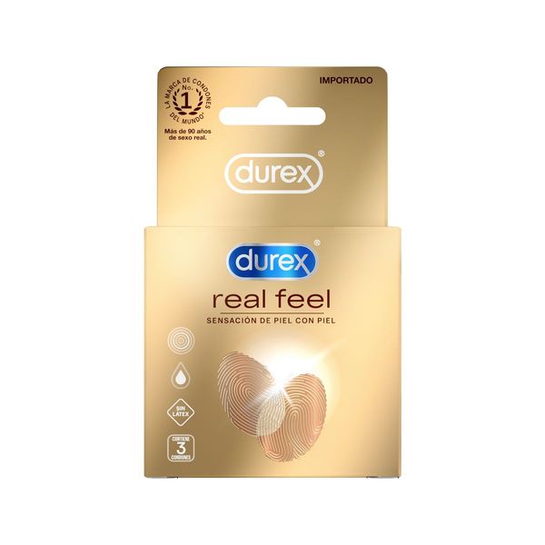 DUREX REAL FEEL X 3 UNID