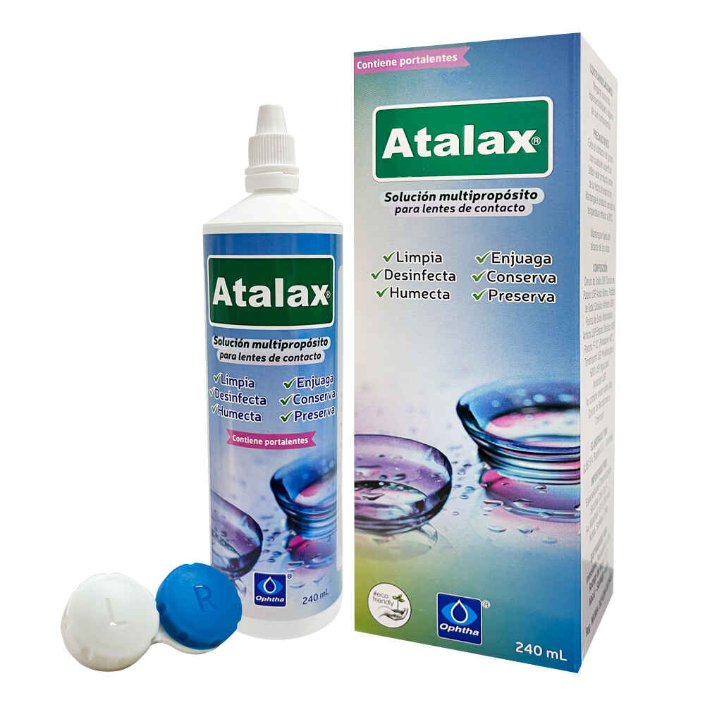 OPHTHA ATALAX SOL LENTES DE CONTACTO X 240 ML BONIFICACION
