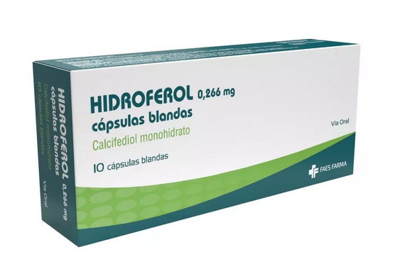 HIDROFEROL 0,266 MG X 10 CAPSULAS (CALCIFEDIOL)