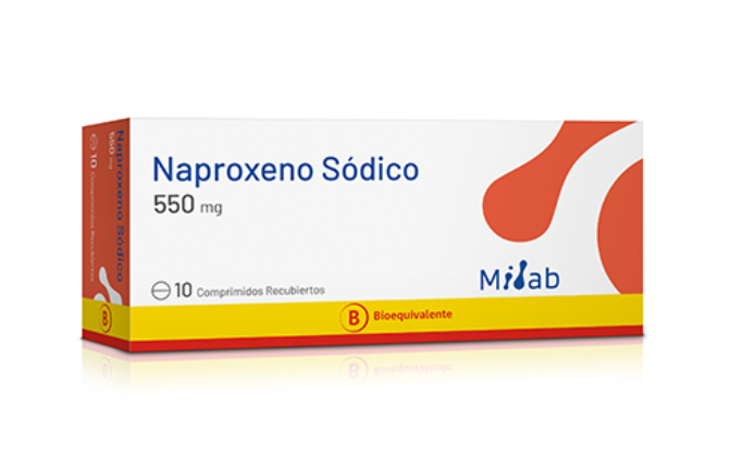 NAPROXENO 550 MG X 10 COMP  MILAB