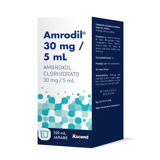 AMRODIL 30 MG/5ML X 100 ML (AMBROXOL)