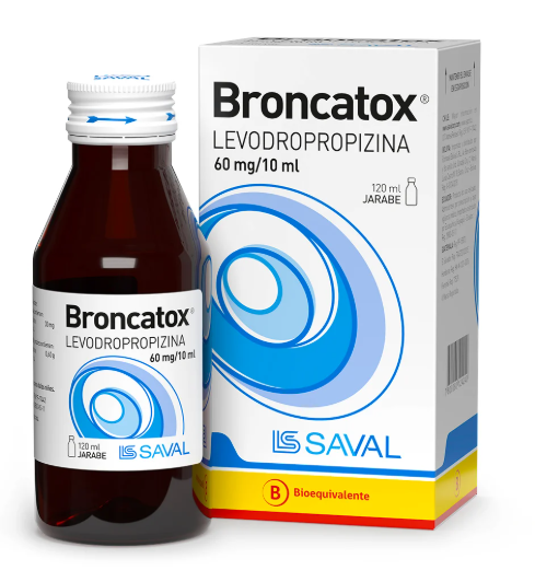 BRONCATOX LEVODROPROPIZINA 60 MG/10 ML JARABE X 120 ML