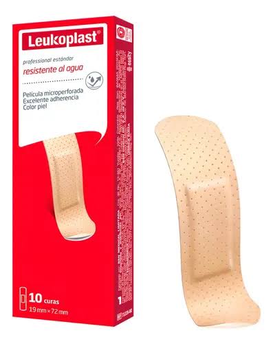 LEUKOPLAST PARCHE CURITA RESISTENTE AGUA X 10 UNID