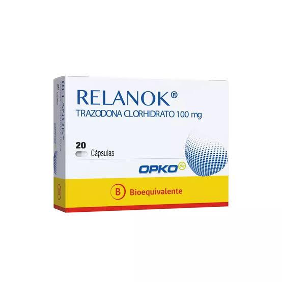 RELANOK 100 MG X 20 CAP (TRAZODONA)