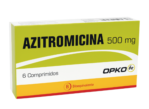 AZITROMICINA 500 MG X 6 COMP OPKO (PTM)