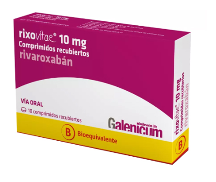 RIXOVITAE 10 MG X 10 COMPRIMIDOS (RIVAROXABAN)