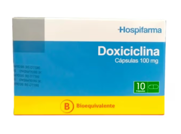DOXICICLINA 100 MG X 10 CAP HOSPIFARMA (PTM)