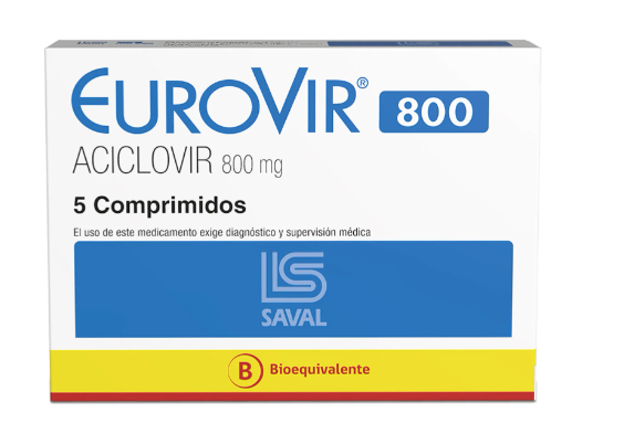 EUROVIR 800 MG (ACICLOVIR)