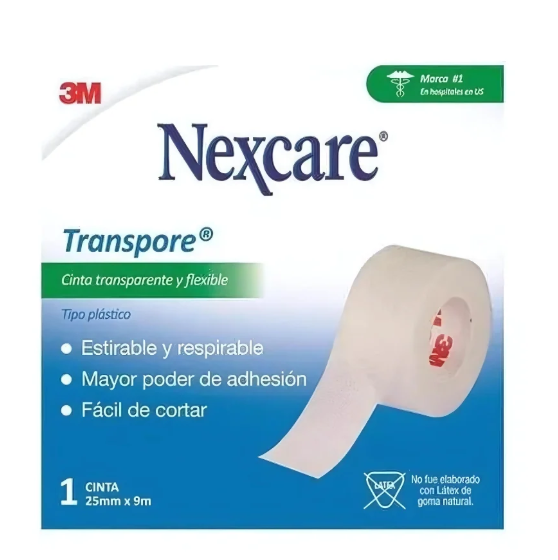 CINTA ADH. PLASTICA NEXCARE 12,5MM X 9 MT
