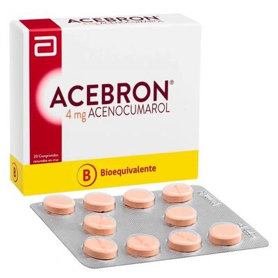 [903996] ACEBRON 4 MG X 20 COMP (ACENOCUMAROL) (PTM)