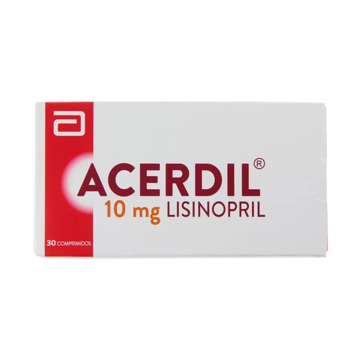 [1571343819475] ACERDIL 10 MG X 30 COMP (LISINOPRIL)