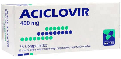 [900004] ACICLOVIR 400 MG MINTLAB X 35 COMP (GENER) (PTM)