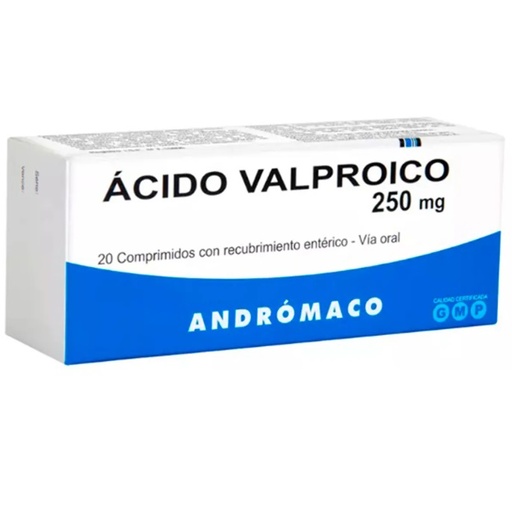 [7800018000299] ACIDO VALPROICO 250 MG ANDR X 20 COMP (GENER)
