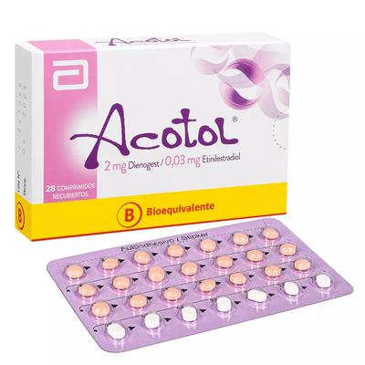[900807] ACOTOL X 28 COM CFR (DIENOGEST/ETINILESTRADIOL) (RS:30)(SM:50)(HORM)