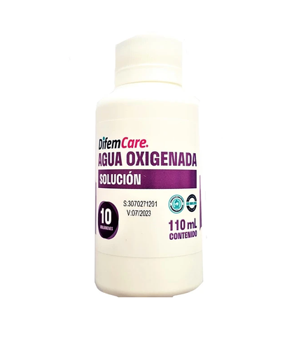 [1597775020702] AGUA OXIGENADA 10 VOL X  110 ML DIFEM