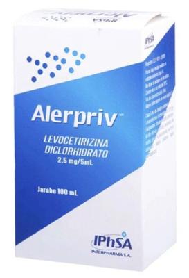 [903511] ALERPRIV JARABE 2.5 MG/5ML X 100 ML (LEVOCETIRIZINA)