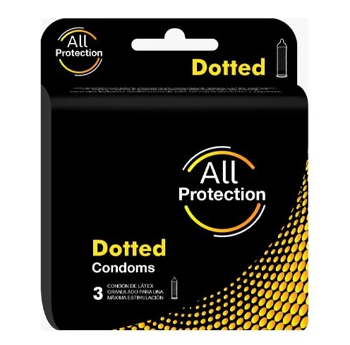 [2910202012528] ALL PROTECTION PRESERVATIVO DOTTED X 3 UNID