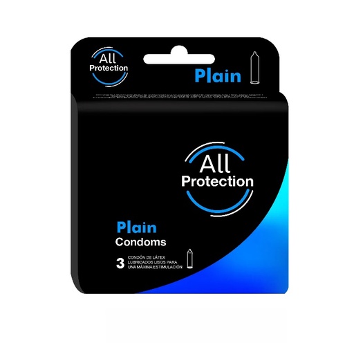 [2910202012511] ALL PROTECTION PRESERVATIVO PLAIN X 3 UN