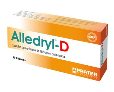[900579] ALLEDRYL D X 20 CAPS (LORATADINA/PSEUDOEFEDRINA)