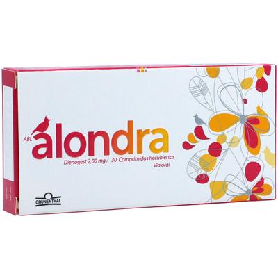 [905106] ALONDRA 2 MG X 30 COMP (DIENOGEST) (HORM)